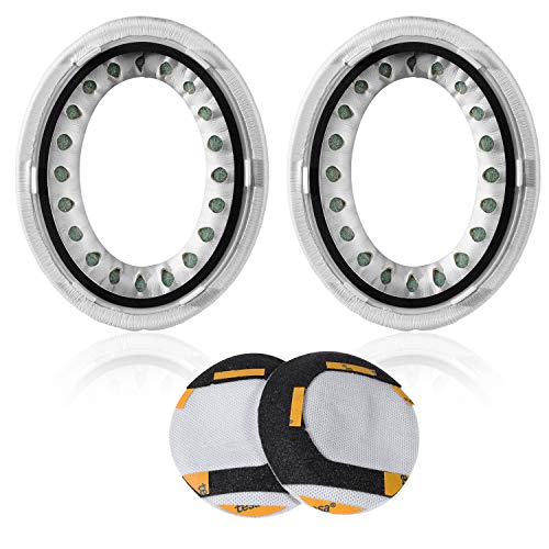 Repuestos Almohadillas para Auriculares Bose Noise Cancelling Wireless Bluetooth Headphones 700, NC700 SOLO con cuero de proteína y almohadillas de espuma viscoelástica (Blanco) miniatura 4