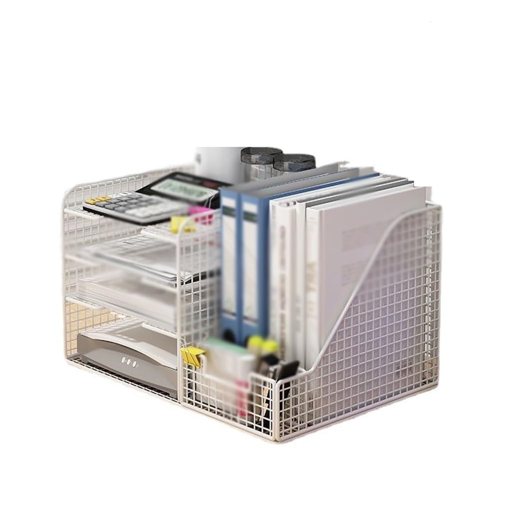 Estante de Almacenamiento de Carpetas Barra de archivos de oficina, estantería de escritorio, caja de almacenamiento de archivos, estante de almacenamiento de datos Estante de Almacenamiento de Carpet