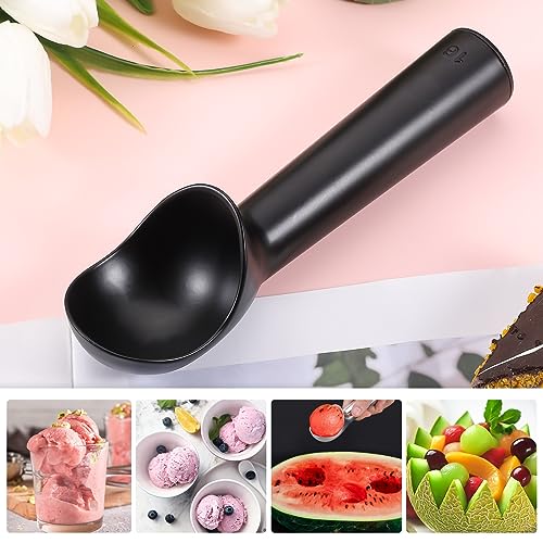 image for Pimoys 2.5oz Large Ice Cream Scoop 7 inches Nonstick Anti-Freeze Metal