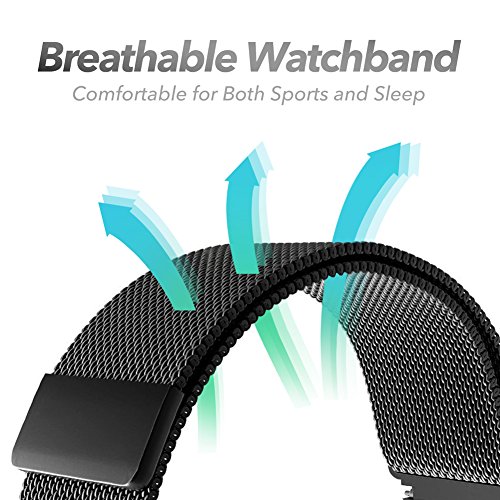 Pulseira Milanese Space Gray Para Apple Watch 38mm Aço Inox