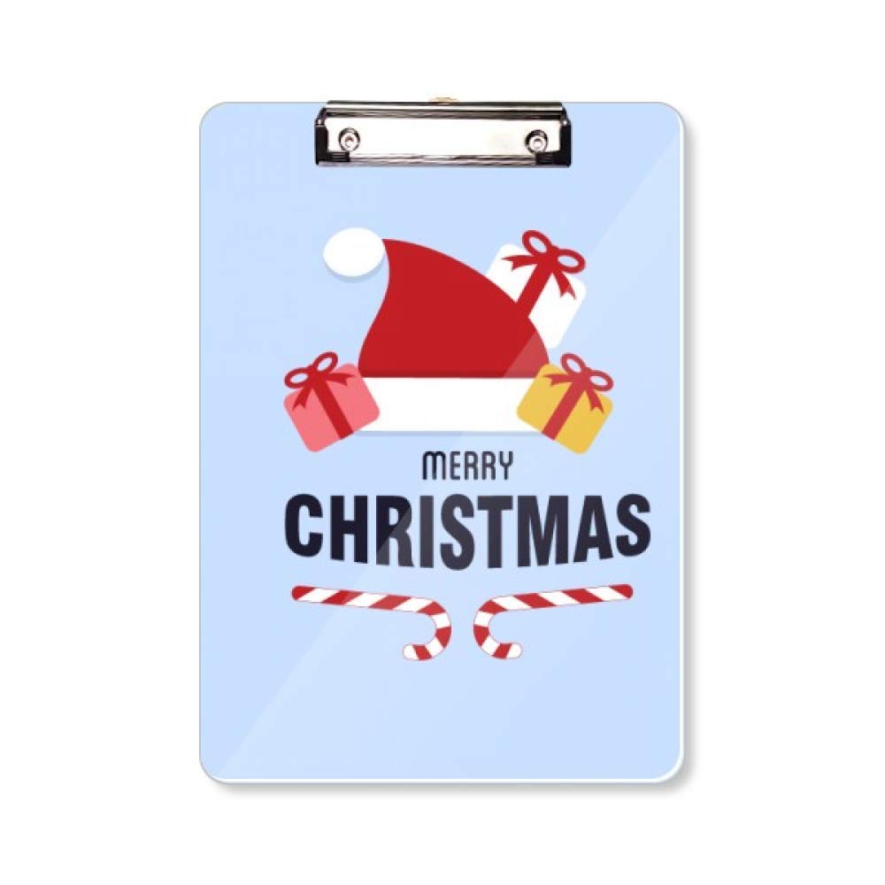 Bloc-notes de Noël A4 et son chapeau festif à offrir comme cadeau de table