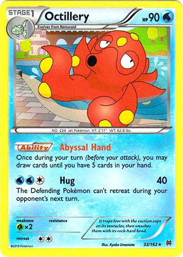 Pokemon - Octillery (33/162) - XY Breakthrough - Holo