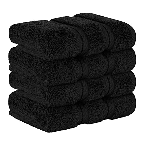 image for American Soft Linen Luxury Washcloths for Bathroom, 600 GSM 100% Cotto