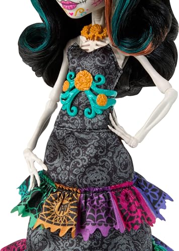 Monster High HXH99 Doll, Skelita Calaveras Día De Muertos 2024 Howliday Collectible thumb #2
