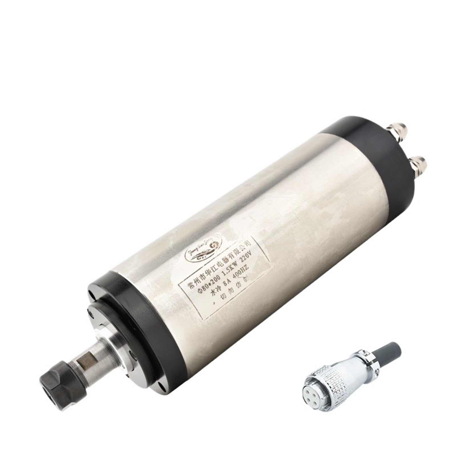 Moteur refroidi à l'eau ER16 1.5kW 220V pour routeur CNC de gravure