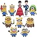 The Yellow Villain Figurines, Hilloly 10 Pcs The Yellow Villain Topper, Decorazioni Festa di Compleanno per Bambini e Baby Shower Forniture per la Decorazione della Torta della Festa di Compleanno