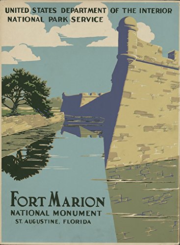 Art Deco Poster de voyage Floride impression de qualité premium A1