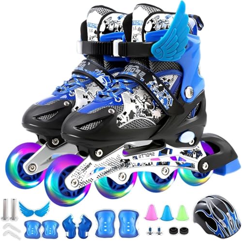 VoyageView�C�����C���X�P�[�g ���[���[�X�P�[�g �q���p �L�b�Y �v���e�N�^�[ �Z�b�g 4�T�C�Y�����\ �S�����E�B�[�� �ʋC�� ���� �É� �ϋv �^�� ���S �A�E�g�h�A �l�ԍH�w�Ɋ�Â����f�U�C�� �j�̎q ���̎q ���S�Ҍ� �W���j�A ���[���[ (