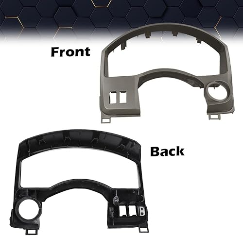 Miniatura 5 de PIT66 Cubierta de medidor de panel de instrumentos compatible con Nissan Titan Armada 2004 2005 2006, 68240-7S000