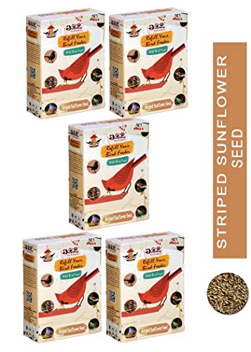 Image of JiMMy Pet Products Striped Sunflower Seeds Bird Food 4.5 KG.