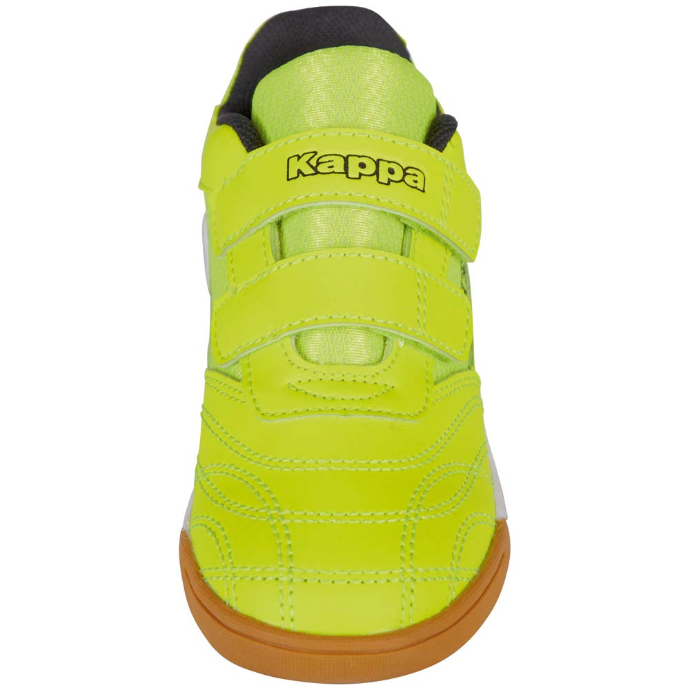 Kappa Kickoff K Unisex Kids, Scarpe per jogging su strada Unisex - Bambini e ragazzi, Yellow Black, 29 EU
