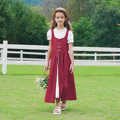 Disfraz de Princesa Medieval Renacentista para Niña 2 piezas miniatura 2