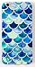iPhone 7 Case, YogaCase InTrends Silicone Back Protective Cover (Blue Scales)