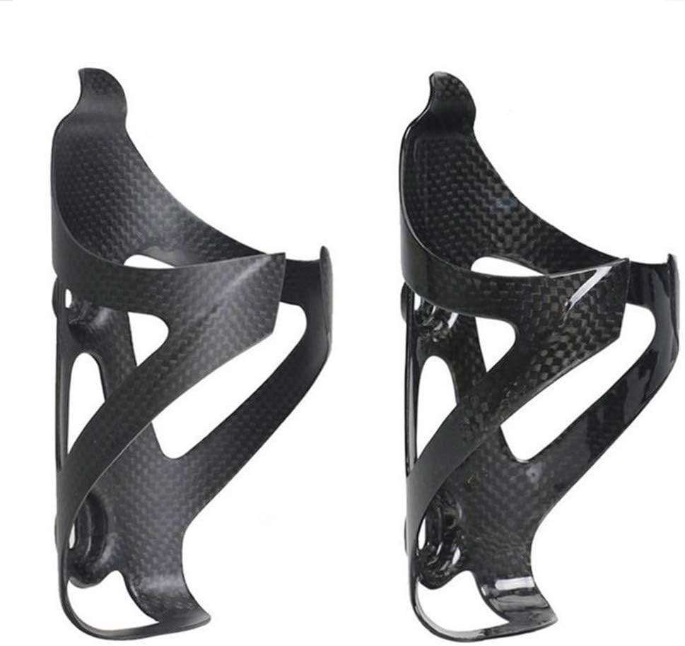 Matte Ultra-Light 3K Full Carbon Fiber Water Bottle Holder for Bike, Water ottle Cage Rack Drink Cup Holder Rackets for Road