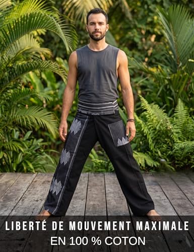 PANASIAM Fisherman Pants Beam, Red-Brown, L – vue 3