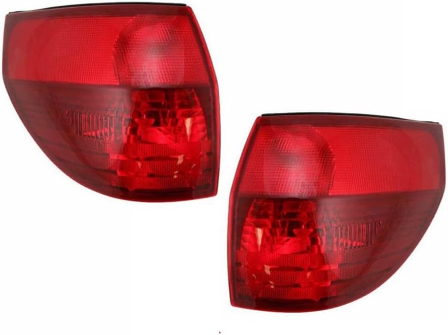 Tail Light For 2004 2005 Toyota Sienna Driver and Passenger Side Bulbs Included Quarter Panel Mounted TO2800152, TO2801152 | 81560-AE010, 81550-AE010