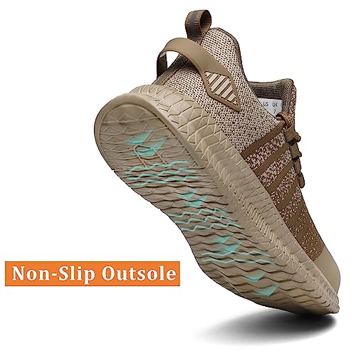 Image of Steel Toe Shoes for Men and Women Comfortable Lightweight Work Safety Shoes Puncture Proof Slip Resistant Indestructible Sneakers Construction Work Utility