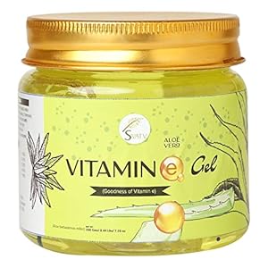 SVATV Vitamine – e Aloë Vera-gel | Kalmerende hydratatie van de huid | Verlichting bij zonnebrand | Donkere vlekken lichter maken | Vrij van parabenen en sulfaten – 200 g | 7,05 oz | 0,44 pond