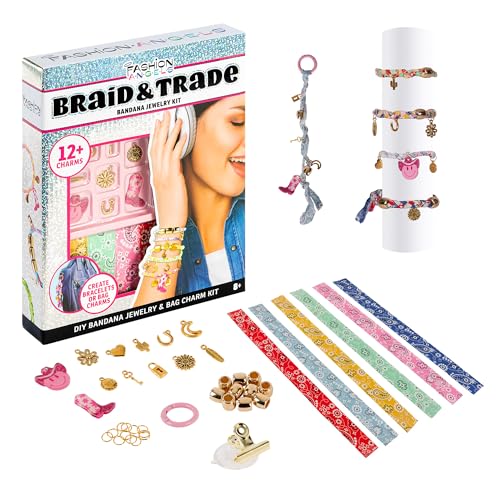 Kit de fabrication de bijoux Fashion Angels avec perles et bandana créatif