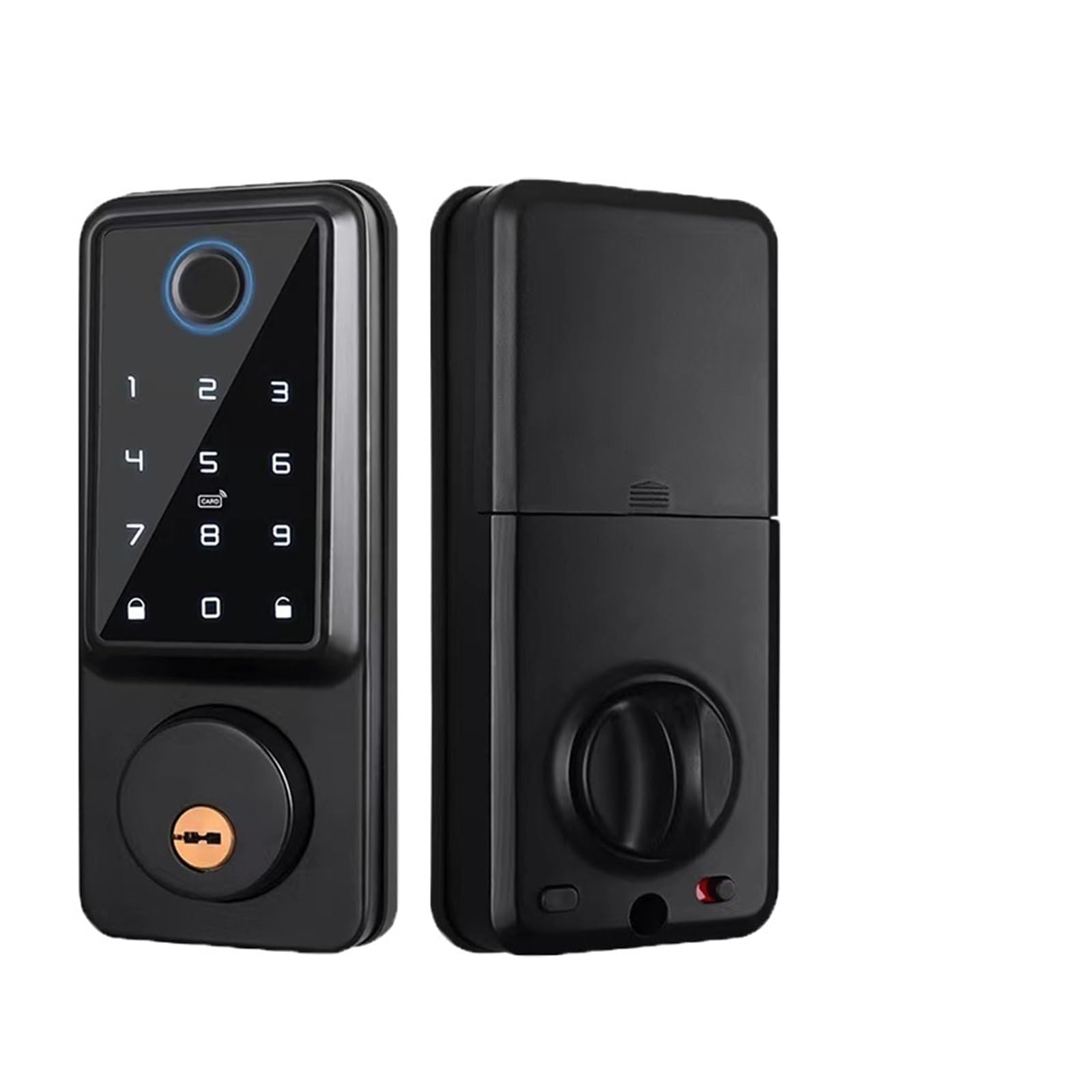 Serrure connectée contre l'oubli de clés avec verrouillage deadbolt automatique