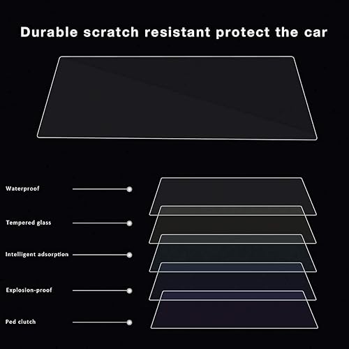 Miniatura 7 de INTGET Protector de pantalla de navegación para Subaru Impreza Crosstrek Forester Ascent Accesorios 2019 2020 2021 2022 2023 Pantalla táctil central