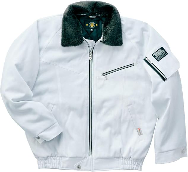 Amazon.co.jp: 寅壱 新型 パイロットジャンパー 2530-129 TORAICHI 寅一 制電 防寒 ドカジャン トビ 鳶服 かっこいい 作業着 アウター プロユニオリジナルステッカー付き : ファッション