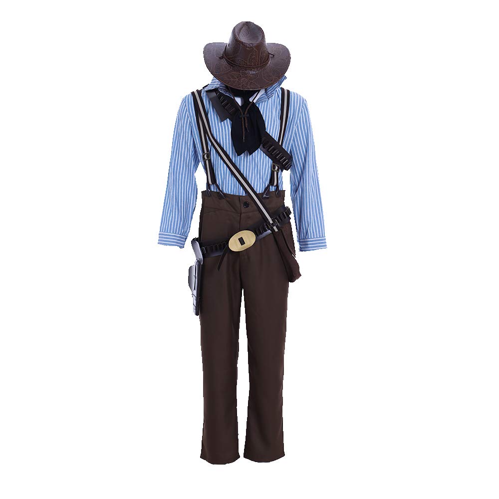 Arthur Morgan Cosplay Costume hat Full Set for Men
