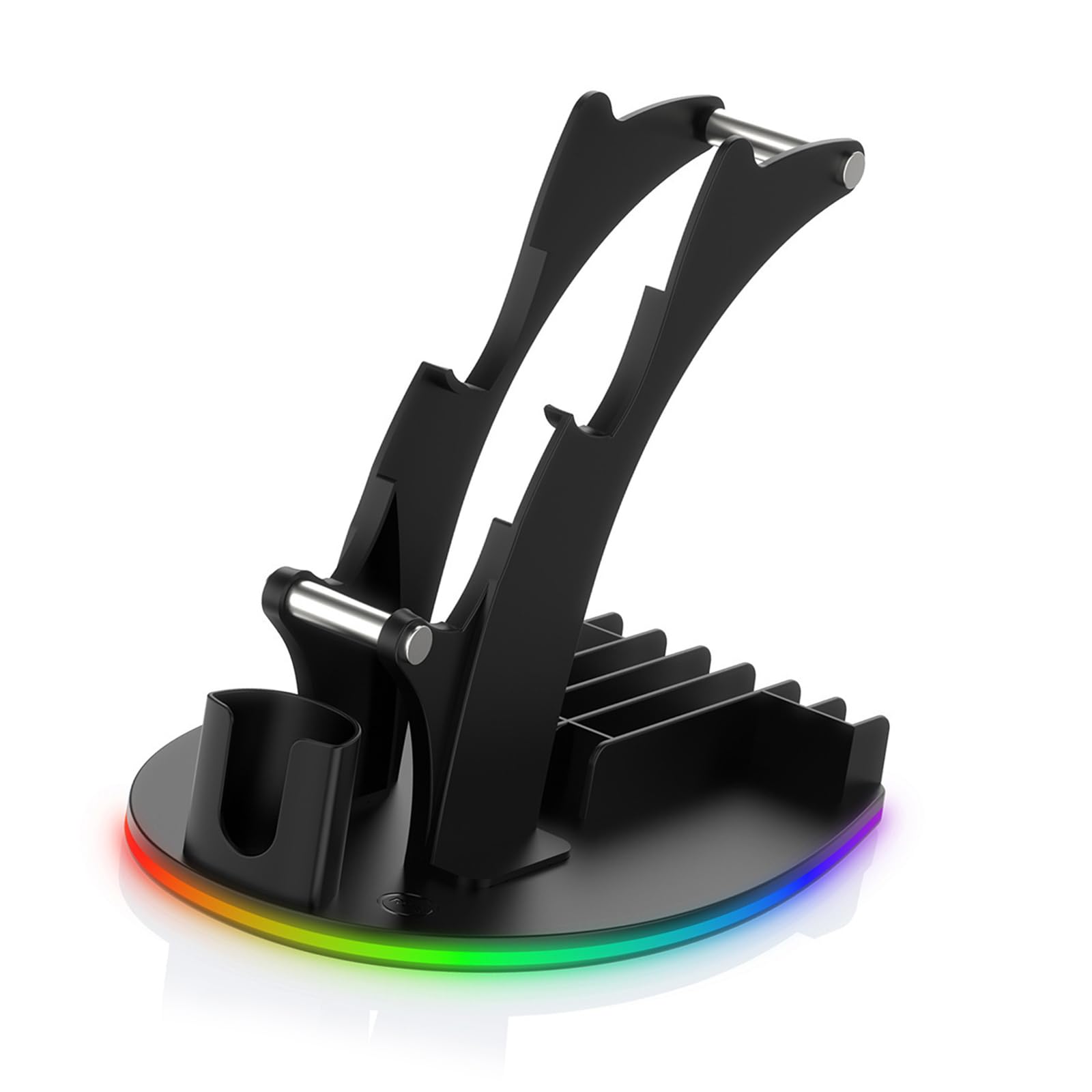Bunter Lichtständer für Controller und Spielzubehör, Aufbewahrung von Headsets, Organisation mit Farboption