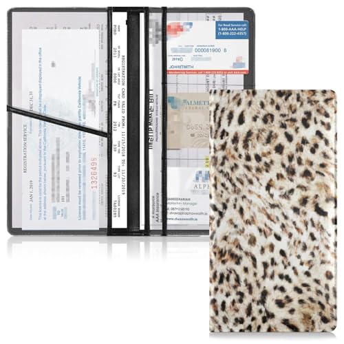 Organizador para auto patrón leopardo miniatura 6
