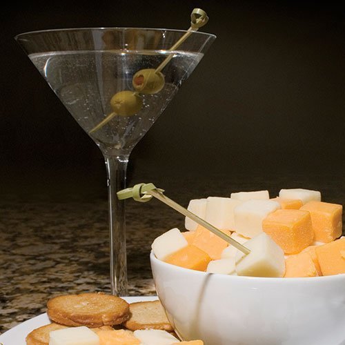 Royal Bamboo Knot Cocktail and Hors' D'oeuvre Pick, 4-Inch, Green - 100 ct