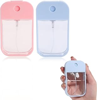 XBFOCNH 2 Stück 45ml Sprühflaschen Kleine,Wiederverwendbar Mini Feinnebel Sprühflasche,für Parfüm, Körperpflege Flüssigkei...