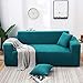 YIRUNMEI pokrowiec na sofę, jednolity kolor uniwersalny pokrowiec na sofę, elastyczny uniwersalny pokrowiec na sofę, niebieski, 145-185 cm, wodoodporny pokrowiec na sofę
