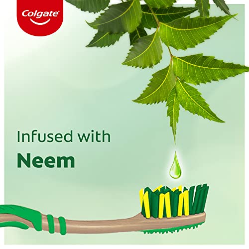 Image of Colgate ZigZag Neem Soft Bristle Toothbrush - 4 Pieces, Multicolour