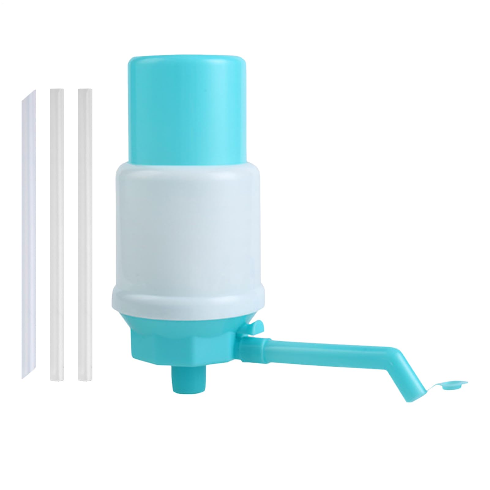 Water Bottle Pump, Manual Water Dispenser with Pressure Pump – No Leaks, for 5 to 20 Liter Carafes, Easy to Use and Portable