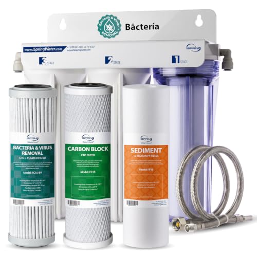 Image of iSpring US31KF-BV 3-Stage Bacteria Removal Under-Sink Water Filter System