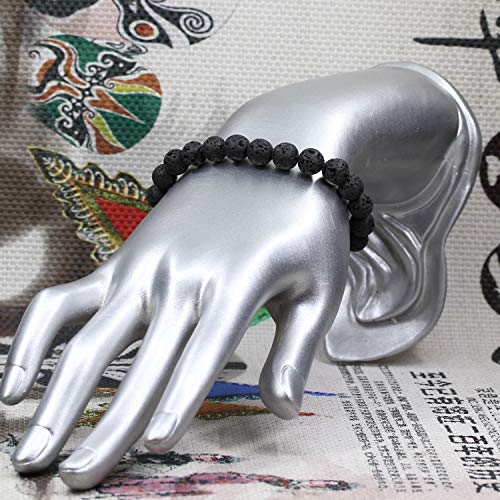 Natural Blue Tiger Eye Crystal Gemstone 8Mm Round Beads Stretch Bracelet 7 Inch #TOP2