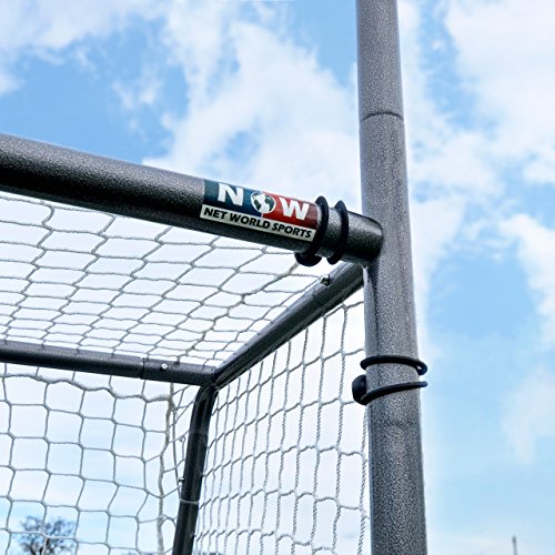 FORZA Steel42 Combi Bramki - Słupki bramkowe do piłki nożnej i rugby - gaelicki i Hurling Stalowe słupki (20 cm x 15 cm)