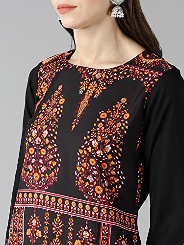 Image of Vaamsi Women's Polyester Regular Kurta