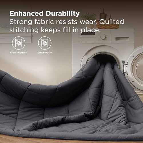 Image of Bedsure 5 Pieces Twin Comforter Set Premium Series, Hotel Luxury Soft Bed in a Bag, Goose Down Alternative, Safe for Sensitive Skin Bedding Comforter All Season Medium Warmth, Dark Grey Twin Size