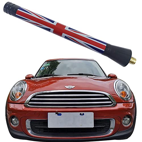 Antenne courte en aluminium de style Union Jack rouge pour Countryman