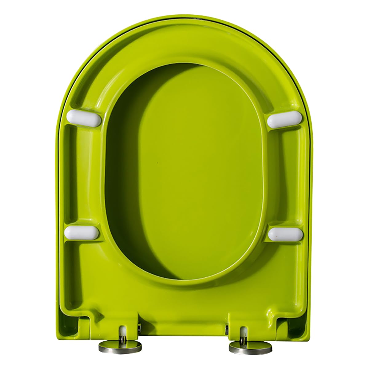 Ldhsjh Green Soft Close, Close Cover Release Anti-Slide Ufit, Adjustable, Lightweight, Durable, Portable, User-Friendly, Compact, Toilet, Seat, Slam, Quick