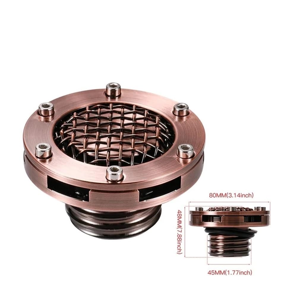 Tappo carburante moto Copertura Del Tappo Serbatoio Carburante In Rete Per Motocicletta Per Sportster 883 1200 Per Dyna Per Softail Per Fat Boy Per Accessori Per Custom