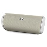 JBL Flip White Portable Stereo Speaker with Wireless Bluetooth Connection (White)