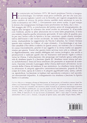 La Chiesa, «Il Corpo Crismato». Trattato Di Ecclesiologia - 2