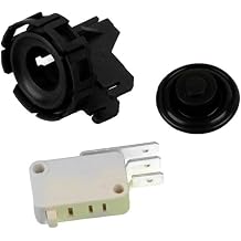 Supervac Bula k Makinesi Is t c  Switch & Braketli Diyafram Seti, Vestel BM301, BM201 ile Uyumlu