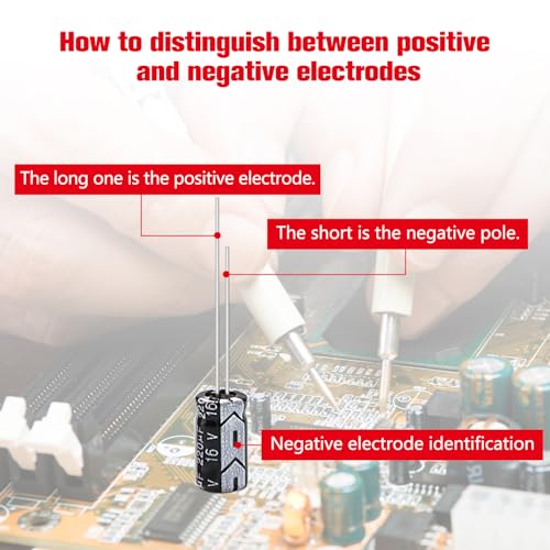YIXISI 145 Stücke 15 Werte Bereich 0.1uF bis 470uF 16V 50V Elektrolytkondensator Sortiment Kit, Aluminium Elektrolytkondensator, Elkos Kondensator für TV, LCD-Monitor, Radio, Stereo