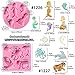 Mini Sea Creatures Summer Beach Candy Silicone Mold for Sugarcraft Cake Decoration, Fondant Cupcake Topper, UV Resin Epoxy Jewelry Casting, Polymer Clay Crafting Projects 30-cavity Pack of 7