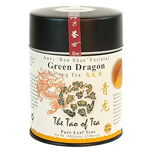 The Tao of Tea Green Dragon Oolong Tea, Loose Leaf, 3.5 Ounce Tin