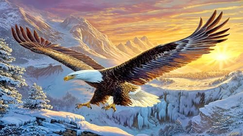 Puzzle de águila de 1000 piezas para adultos, una obra de arte para armar en tus tardes libres