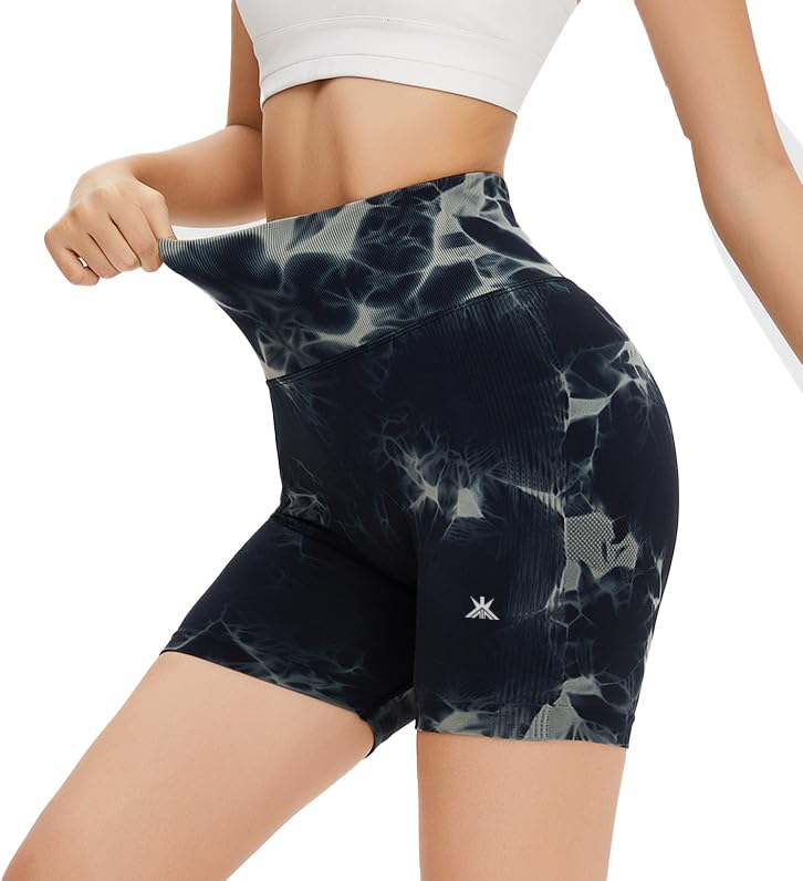 kobo Active Wear for Women | High Waist | Squat-Proof | Workout Short Tights for Women | 4-Way Stretch | Shorts for Gym, Cardio | Yoga Shorts | Gym (Imported)-picture-53